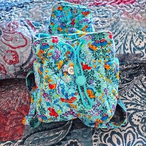 Vera Bradley Disney Little Mermaid Mini Backpack